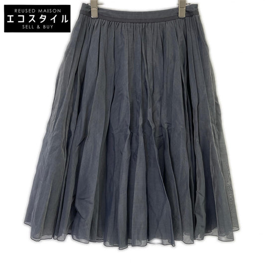 FOXEY BOUTIQUE フォクシーブティック 35968 グレー シアー サーキュラー タックフレア スカート スカート