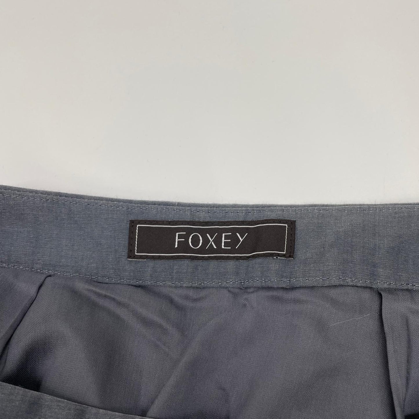 FOXEY BOUTIQUE フォクシーブティック 35968 グレー シアー サーキュラー タックフレア スカート スカート