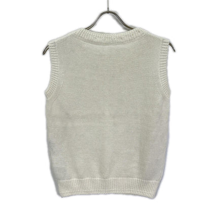 FOXEY BOUTIQUE フォクシーブティック 44450 ホワイト リネン100 レサンシエル メッシュニットトップス トップス