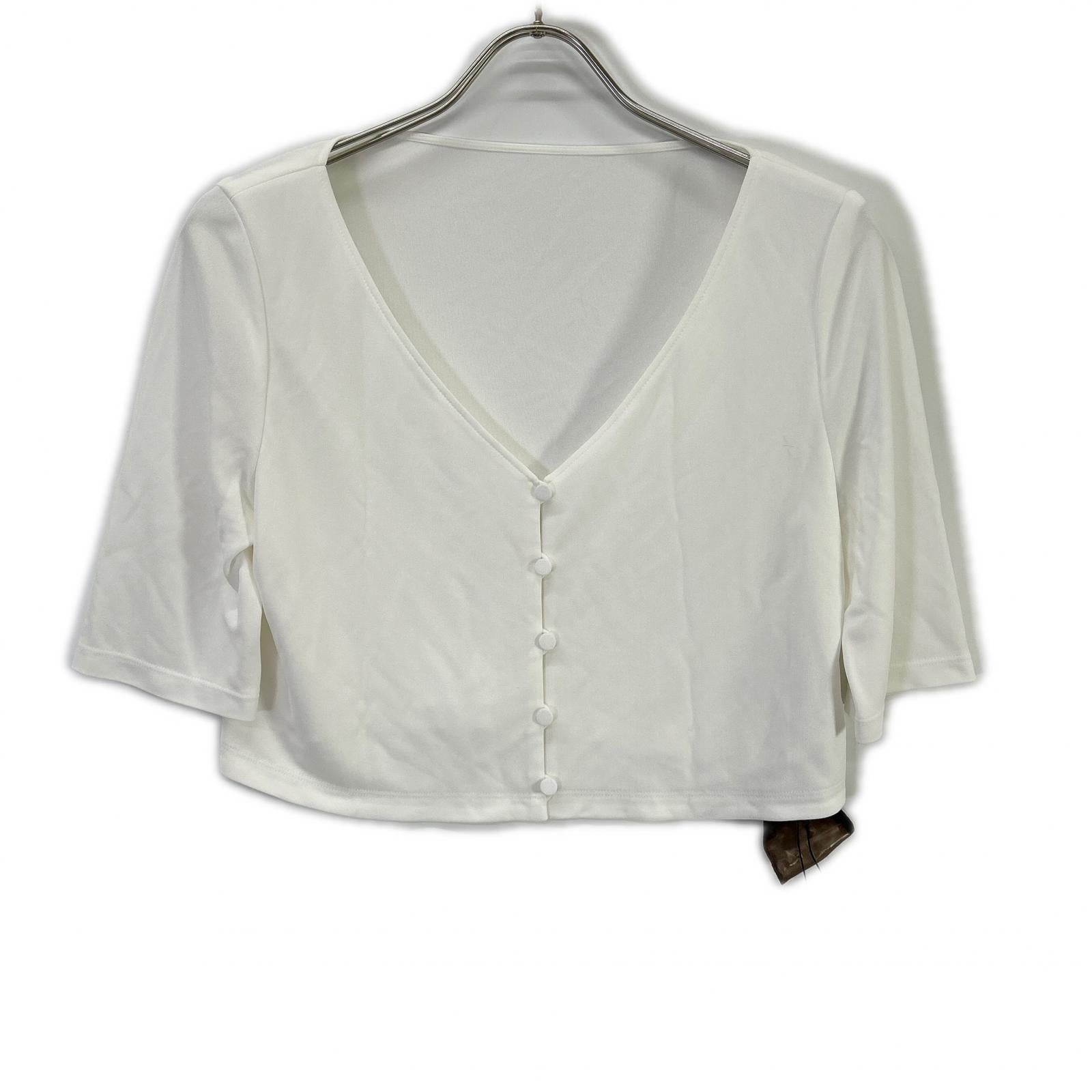 FOXEY NEW YORK フォクシーニューヨーク 43736 ホワイト レーヨン混 VIENNE カーディガン トップス