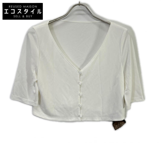 FOXEY NEW YORK フォクシーニューヨーク 43736 ホワイト レーヨン混 VIENNE カーディガン トップス