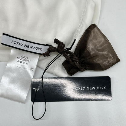FOXEY NEW YORK フォクシーニューヨーク 43736 ホワイト レーヨン混 VIENNE カーディガン トップス