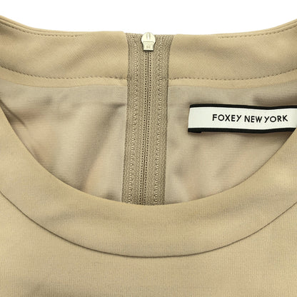 FOXEY NEW YORK フォクシーニューヨーク 43004 ベージュ Laurel マットストレッチジャージーワンピース トップス