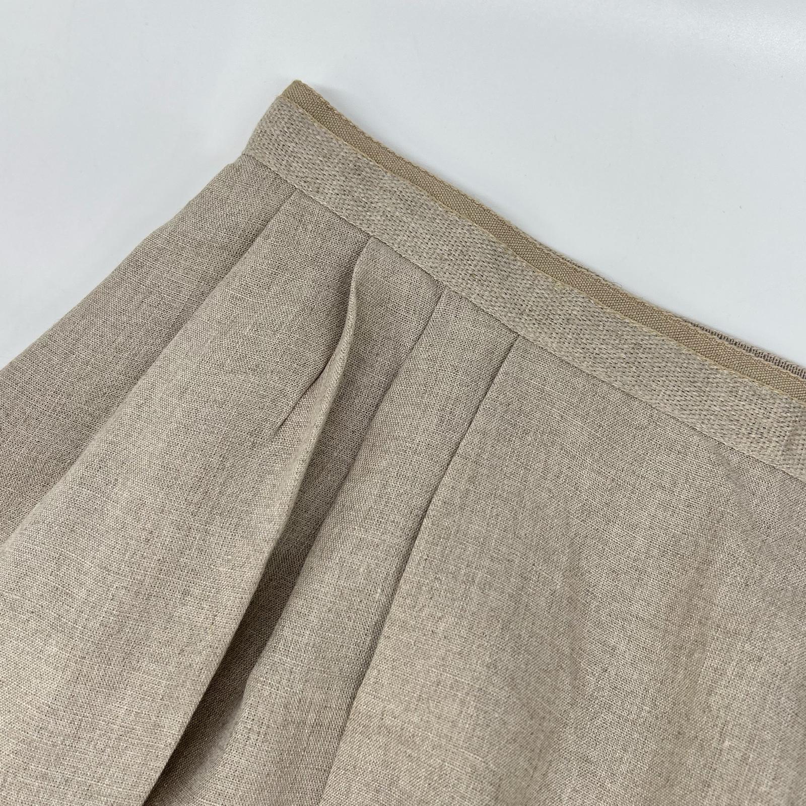 FOXEY BOUTIQUE フォクシーブティック 25年製 45031 アイボリー リネン Skirt Paige スカート