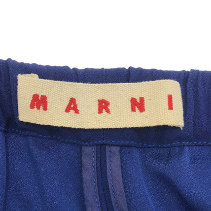 MARNI マルニ ブルー レーヨン イージーパンツ ボトムス