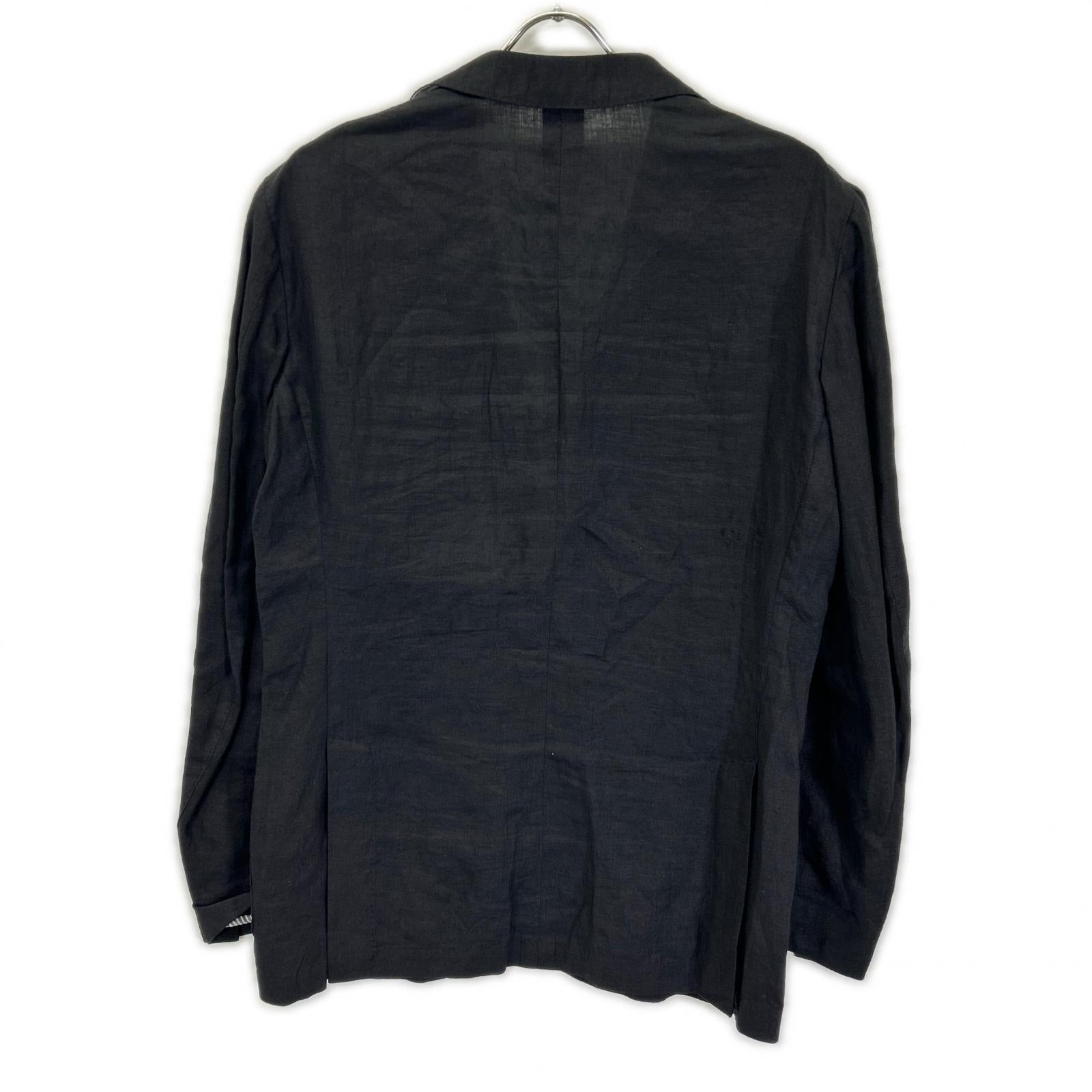 CORNELIANI コルネリアーニ ID ブラック リネン サマージャケット ジャケット