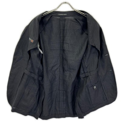 CORNELIANI コルネリアーニ ID ブラック リネン サマージャケット ジャケット