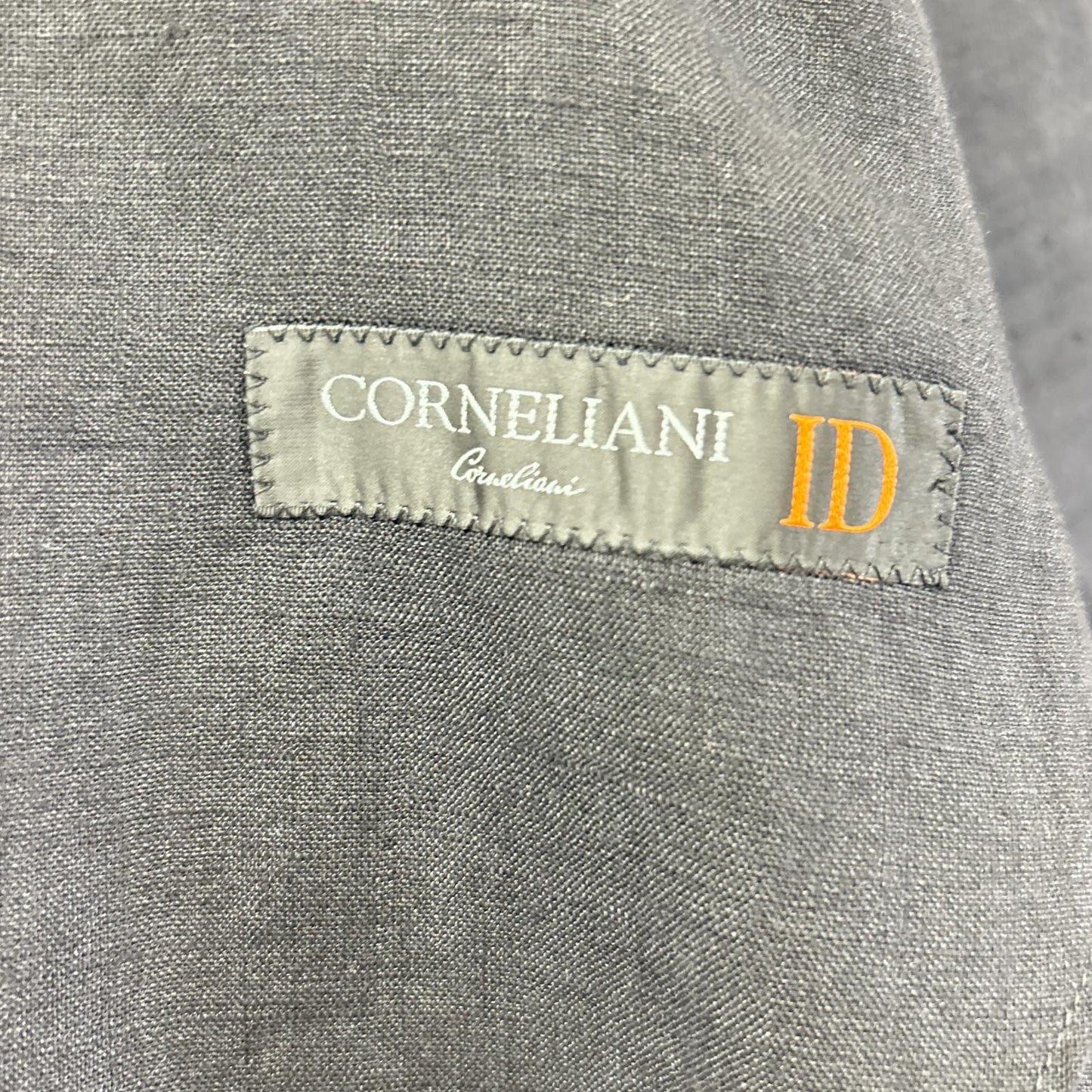 CORNELIANI コルネリアーニ ID ブラック リネン サマージャケット ジャケット