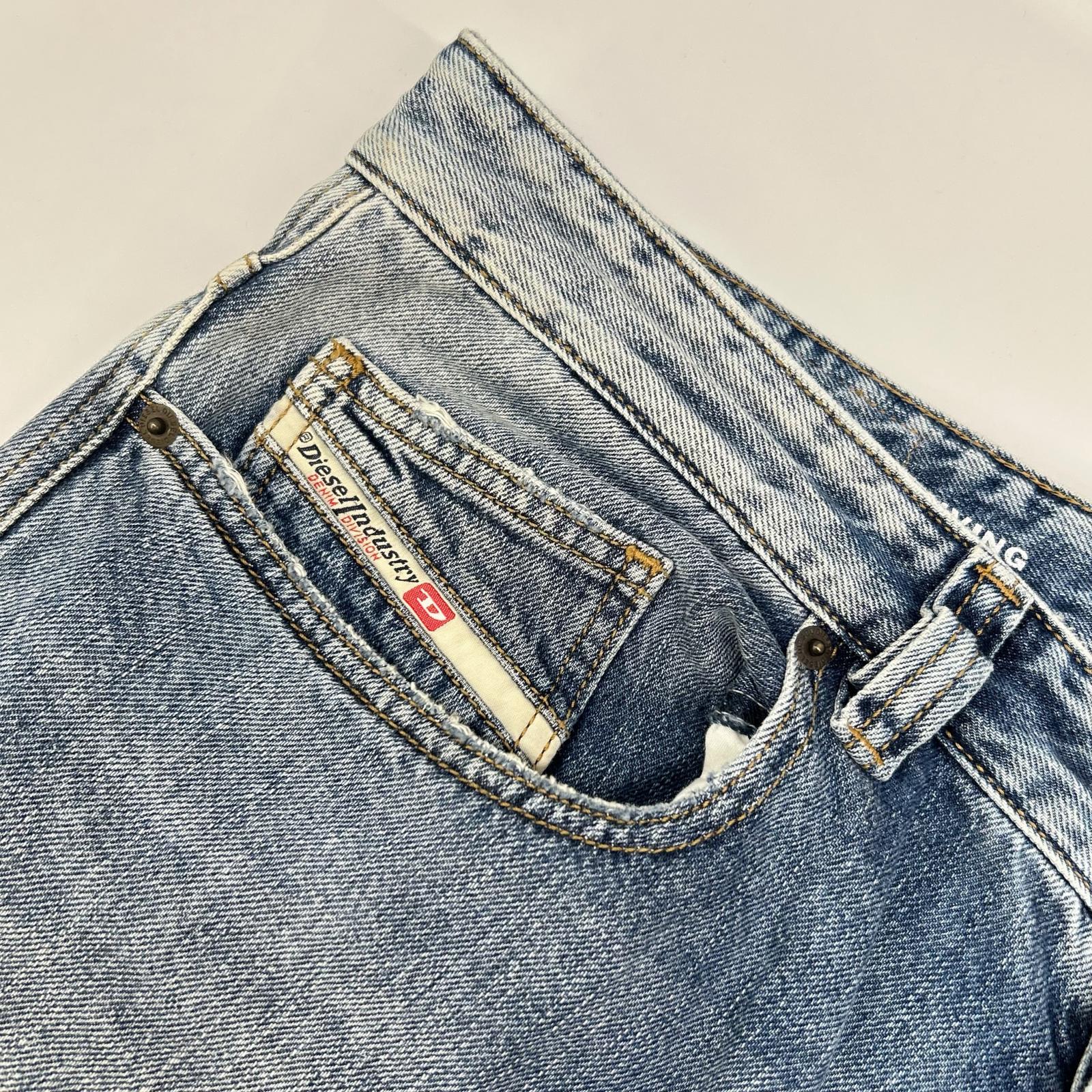DIESEL ディーゼル ライトブルー 2001 D-MACRO ヴィンテージ加工 デニムパンツ ボトムス