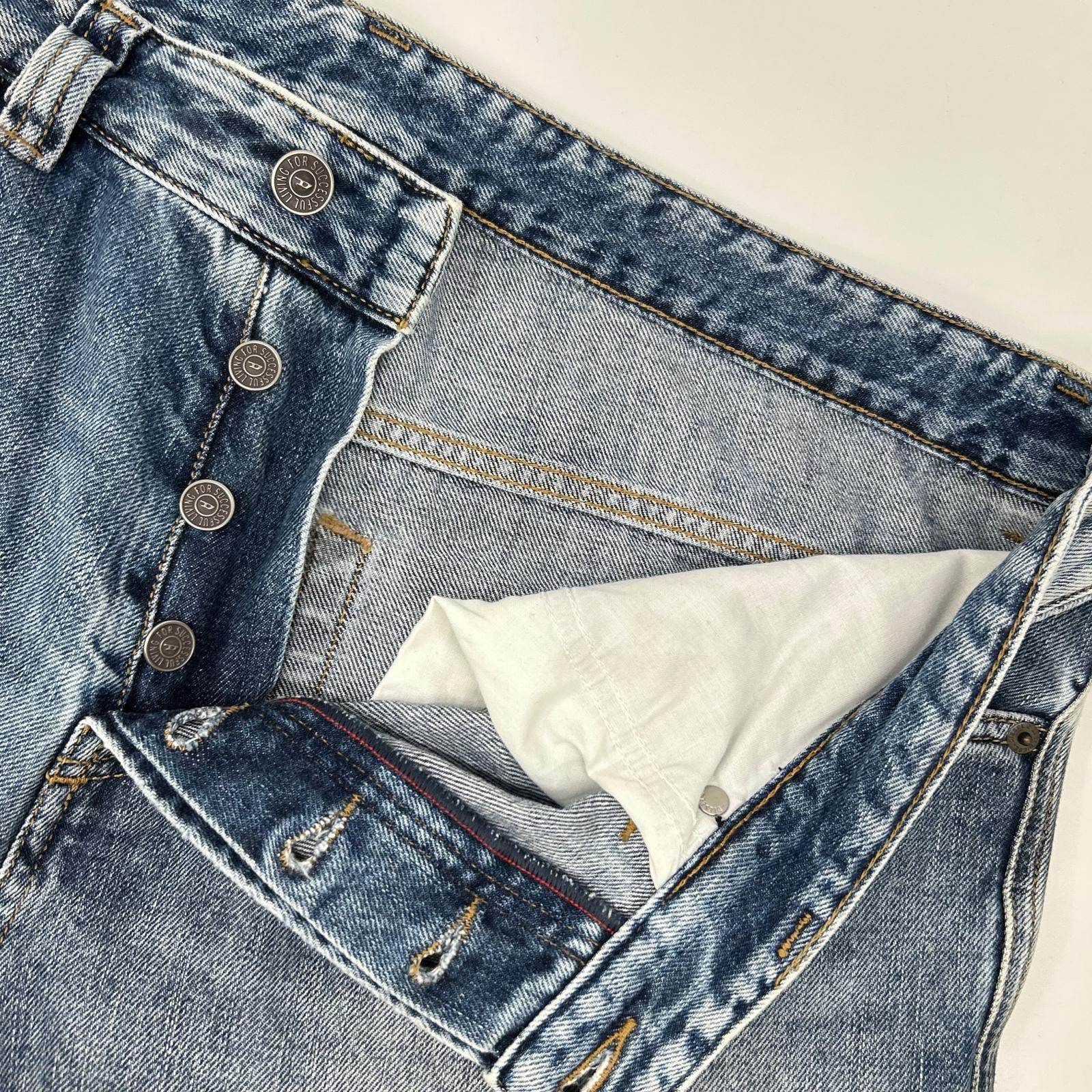 DIESEL ディーゼル ライトブルー 2001 D-MACRO ヴィンテージ加工 デニムパンツ ボトムス