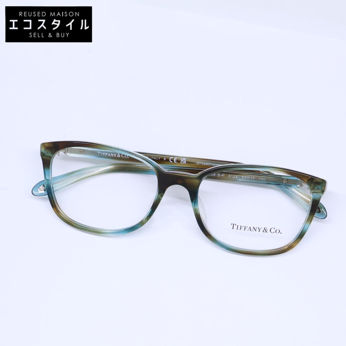 TIFFANY&Co. ティファニー TF2109BF 8124 デモレンズ ウェリントンシェイプ アイウェア 眼鏡