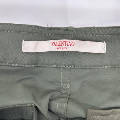VALENTINO ヴァレンティノ 4V3REB50CKV L90 オリーブグリーン ポリエステルブレンド カーゴパンツ ボトムス