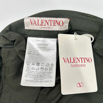 VALENTINO ヴァレンティノ 4V3REB50CKV L90 オリーブグリーン ポリエステルブレンド カーゴパンツ ボトムス