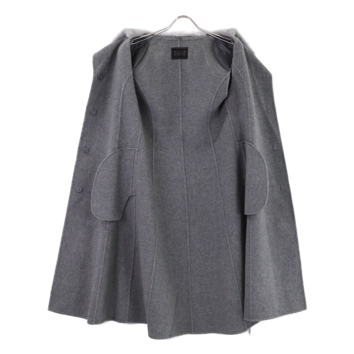 FOXEY BOUTIQUE フォクシーブティック 【新品同様/25年製】45282 Park Avenue パークアベニュー カシミヤ ミンクファー付 ロングジレ/ ベスト