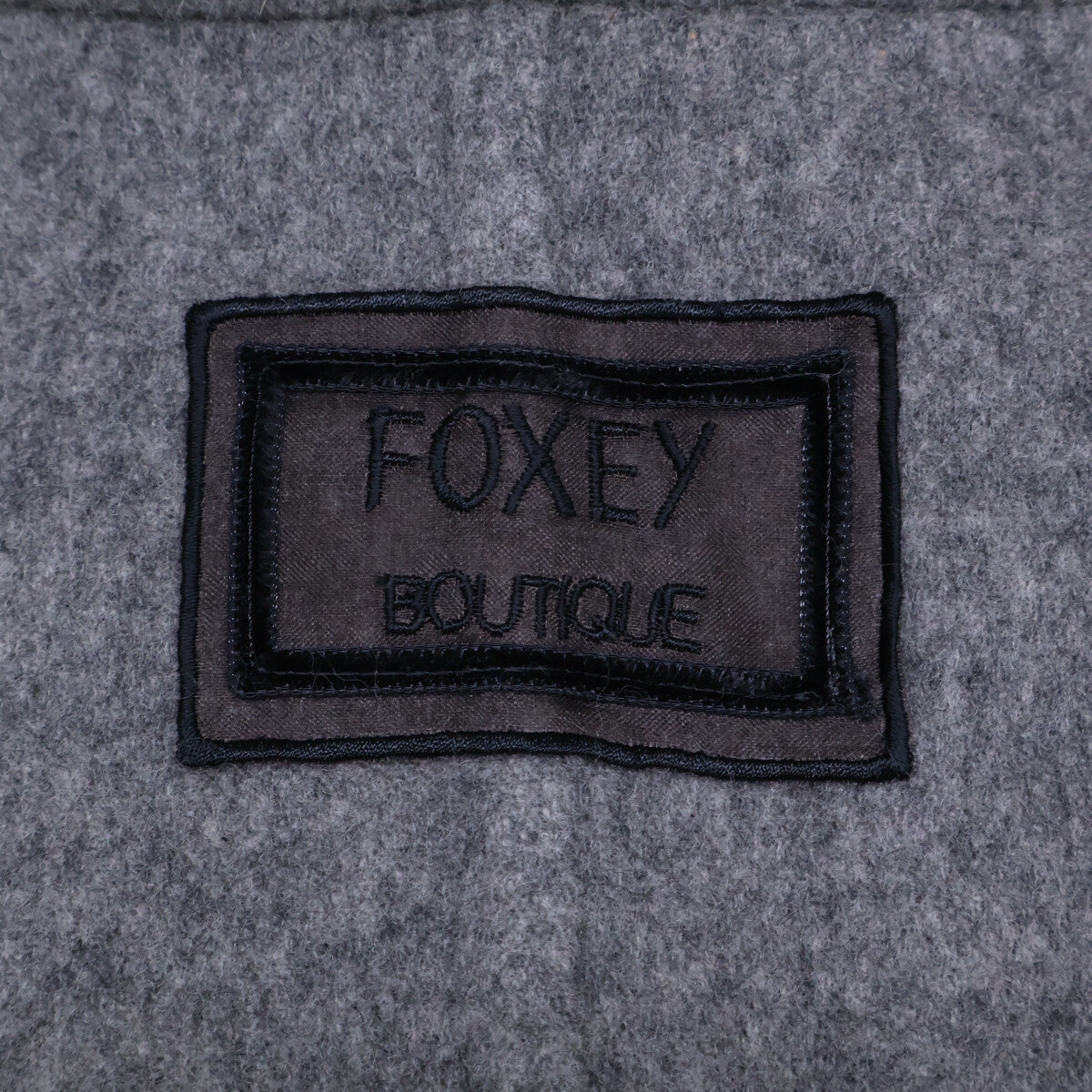 FOXEY BOUTIQUE フォクシーブティック 【新品同様/25年製】45282 Park Avenue パークアベニュー カシミヤ ミンクファー付 ロングジレ/ ベスト
