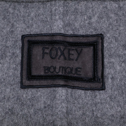 FOXEY BOUTIQUE フォクシーブティック 【新品同様/25年製】45282 Park Avenue パークアベニュー カシミヤ ミンクファー付 ロングジレ/ ベスト