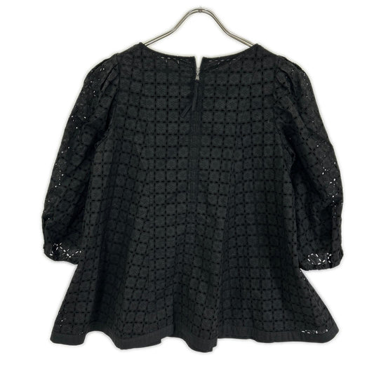 FOXEY BOUTIQUE フォクシーブティック 43442 23年製 ブラック ビーチハウス レース ブラウス トップス
