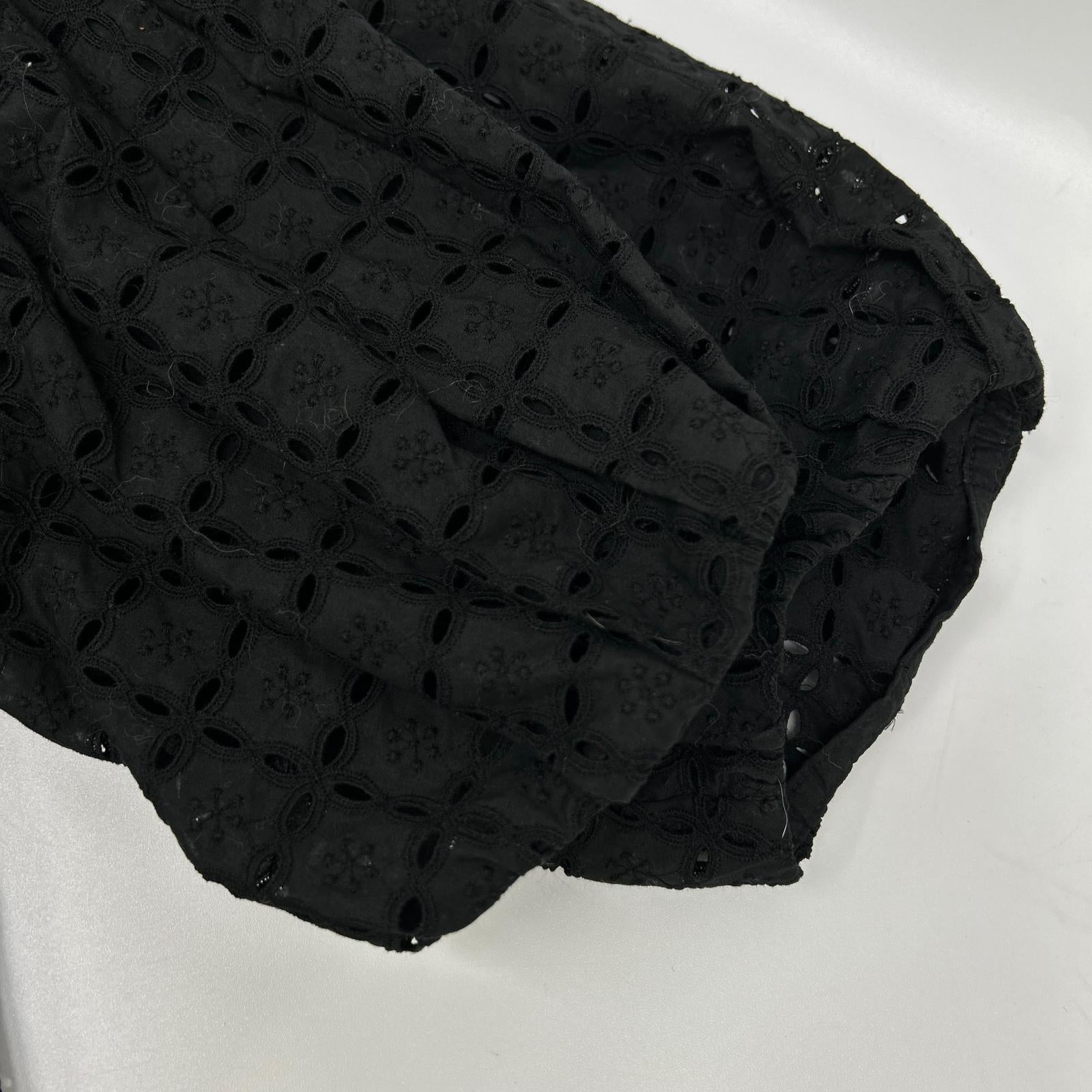 FOXEY BOUTIQUE フォクシーブティック 43442 23年製 ブラック ビーチハウス レース ブラウス トップス