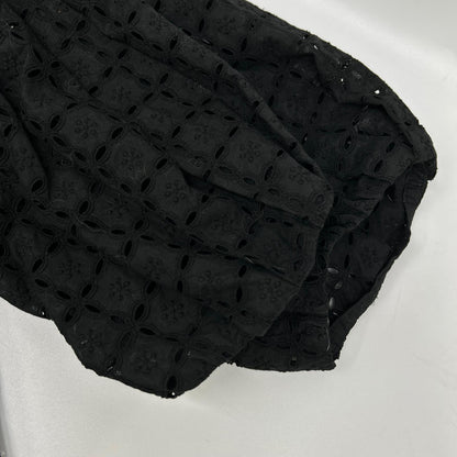 FOXEY BOUTIQUE フォクシーブティック 43442 23年製 ブラック ビーチハウス レース ブラウス トップス