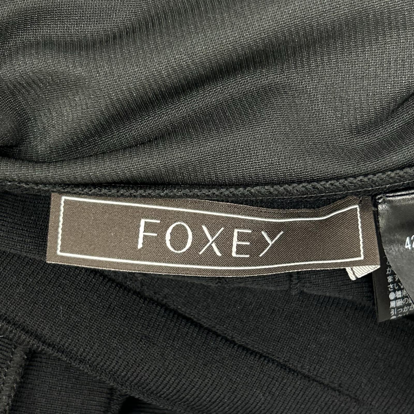 FOXEY フォクシー 42975 22年製 ブラック ニット ストリーム スカート スカート