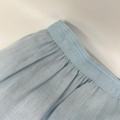 FOXEY BOUTIQUE フォクシーブティック 44165 24年製 ライトブルー リネン マノワール スカート スカート