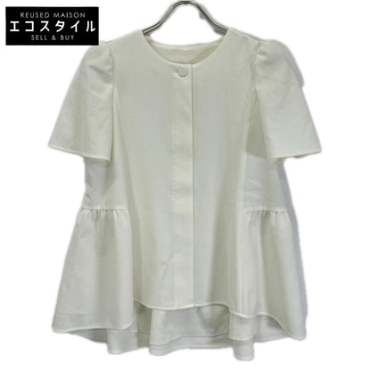 FOXEY NEW YORK フォクシーニューヨーク 45318 25年製 ホワイト モンペリエ ブラウス トップス