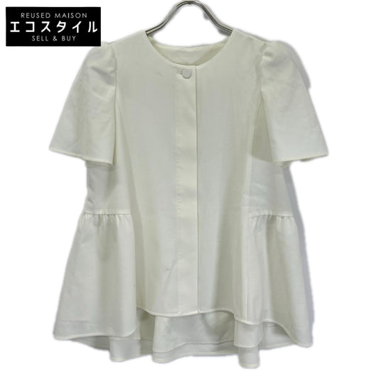 FOXEY NEW YORK フォクシーニューヨーク 45318 25年製 ホワイト モンペリエ ブラウス トップス