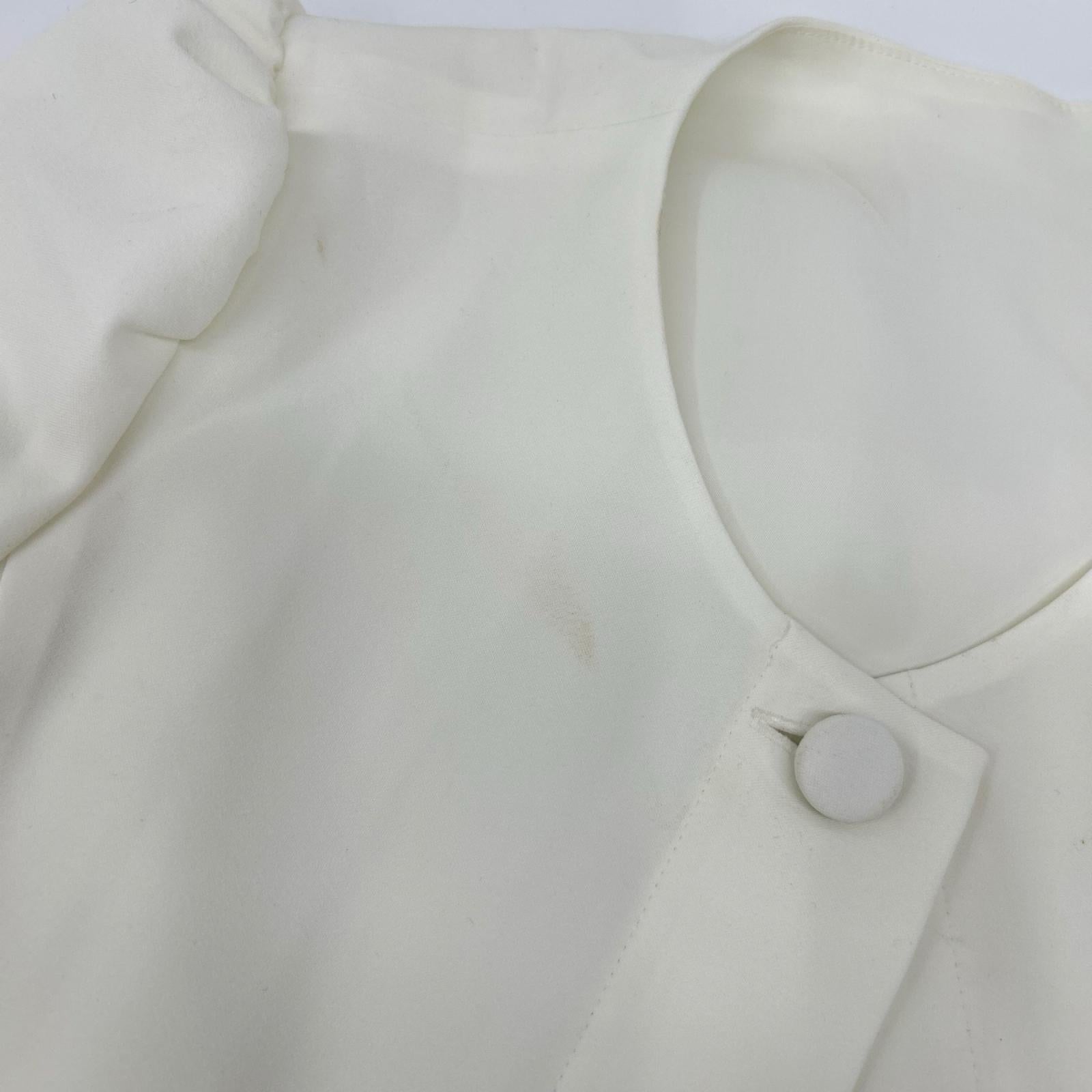 FOXEY NEW YORK フォクシーニューヨーク 45318 25年製 ホワイト モンペリエ ブラウス トップス