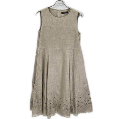 FOXEY BOUTIQUE フォクシーブティック 44162 24年製 ベージュ サマー バルーン ステッチ ワンピース ワンピース