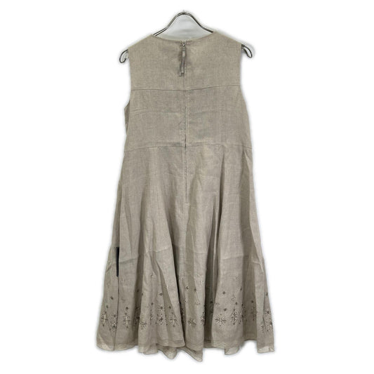 FOXEY BOUTIQUE フォクシーブティック 44162 24年製 ベージュ サマー バルーン ステッチ ワンピース ワンピース