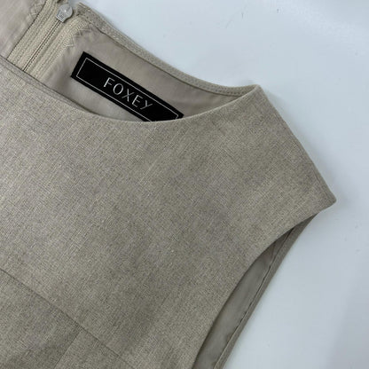 FOXEY BOUTIQUE フォクシーブティック 44162 24年製 ベージュ サマー バルーン ステッチ ワンピース ワンピース