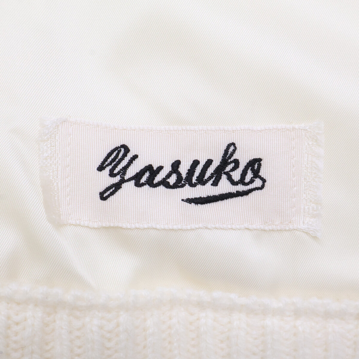 FOXEY BOUTIQUE フォクシーブティック 【新品同様/25年製】45302 Marshmallow カシミヤ ニット ジップアップ ダウン ベスト