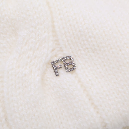 FOXEY BOUTIQUE フォクシーブティック 【新品同様/25年製】45302 Marshmallow カシミヤ ニット ジップアップ ダウン ベスト