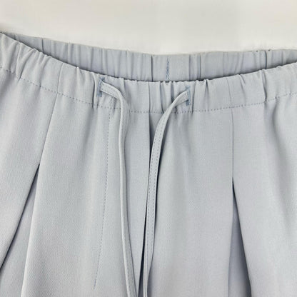 Theory 5106403-715-696 Made in 2025 Gray Admiral Crepe Pants Bottoms