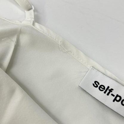 Self Portrait セルフポートレイト ホワイト 花柄 レース ビジュ ドレス ワンピース ワンピース