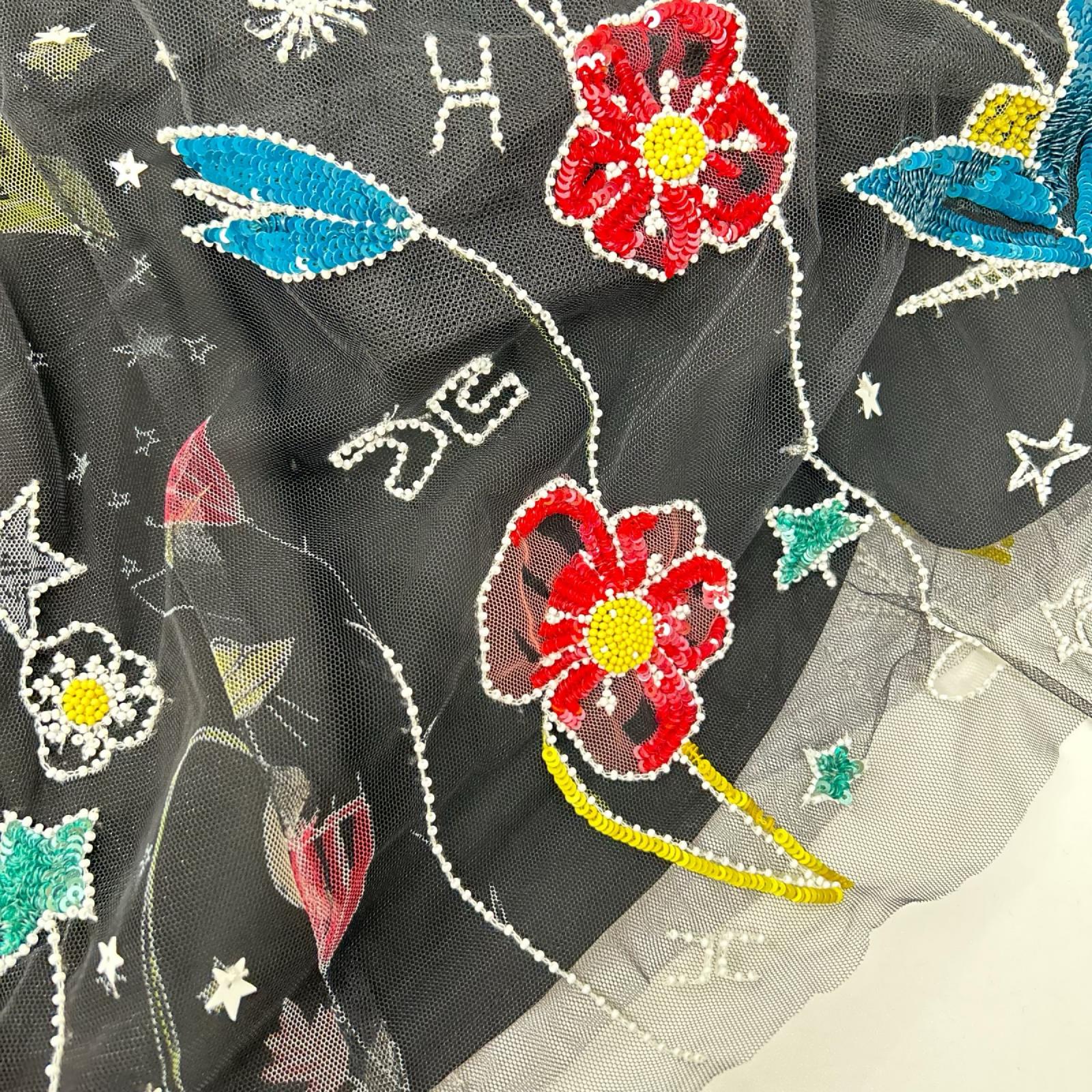 ELISABETTA FRANCHI エリザベッタフランキ ブラック 刺繍 レース ワンピース ドレス ワンピース