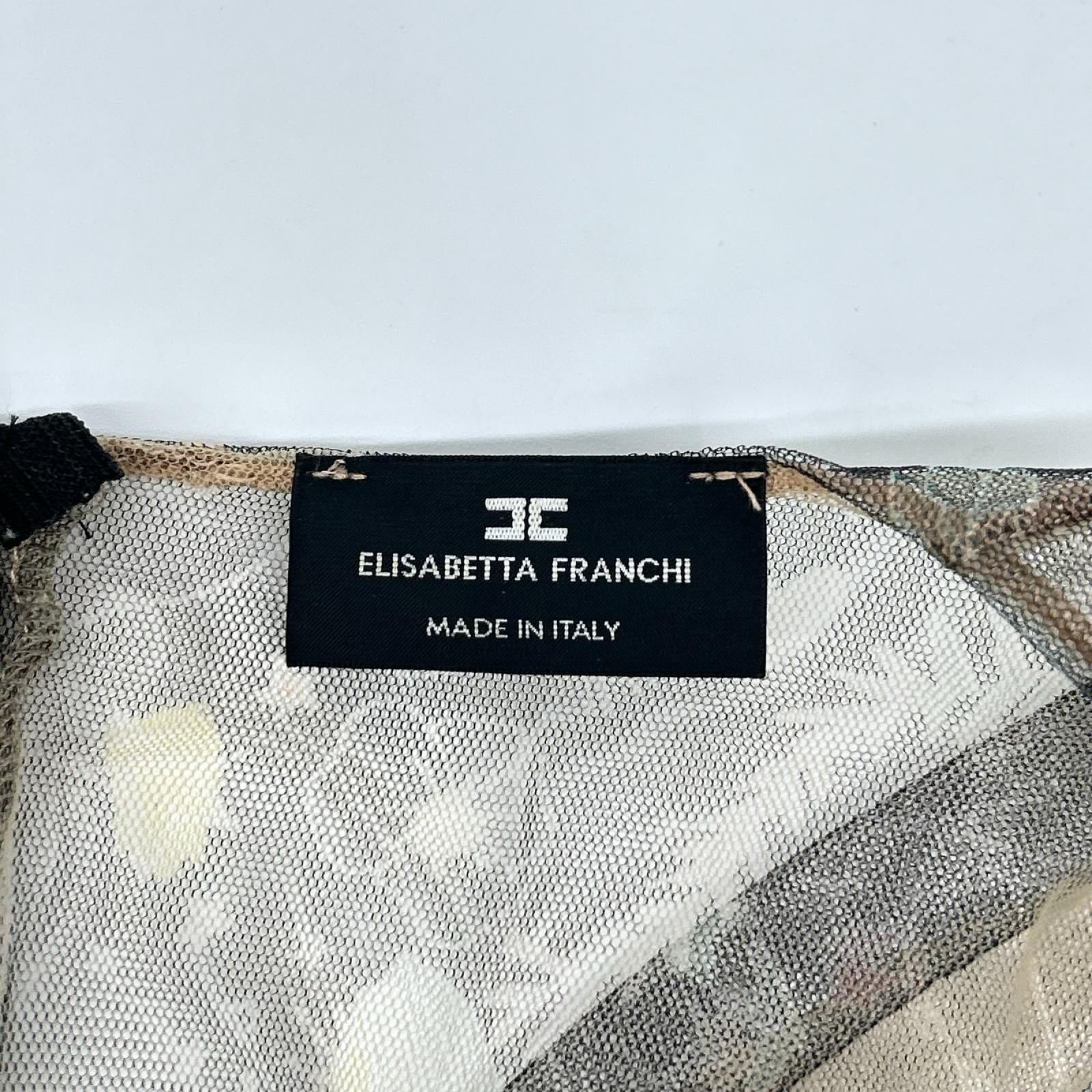 ELISABETTA FRANCHI エリザベッタフランキ ブラック 刺繍 レース ワンピース ドレス ワンピース