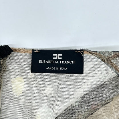 ELISABETTA FRANCHI エリザベッタフランキ ブラック 刺繍 レース ワンピース ドレス ワンピース