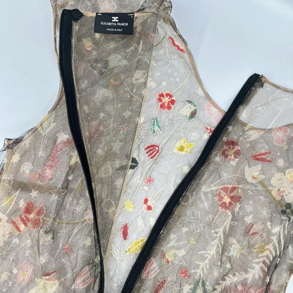 ELISABETTA FRANCHI エリザベッタフランキ ブラック 刺繍 レース ワンピース ドレス ワンピース