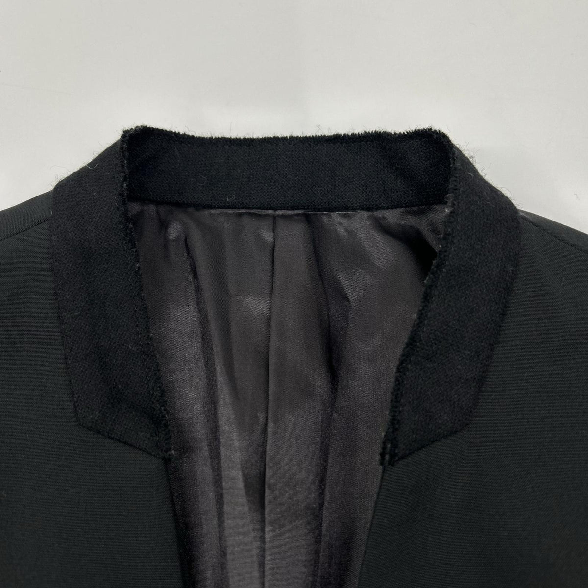 LE CIEL BLEU ルシェルブルー 25SS 27S64201 ウール ダブルブレスト カラーレス ジャケット