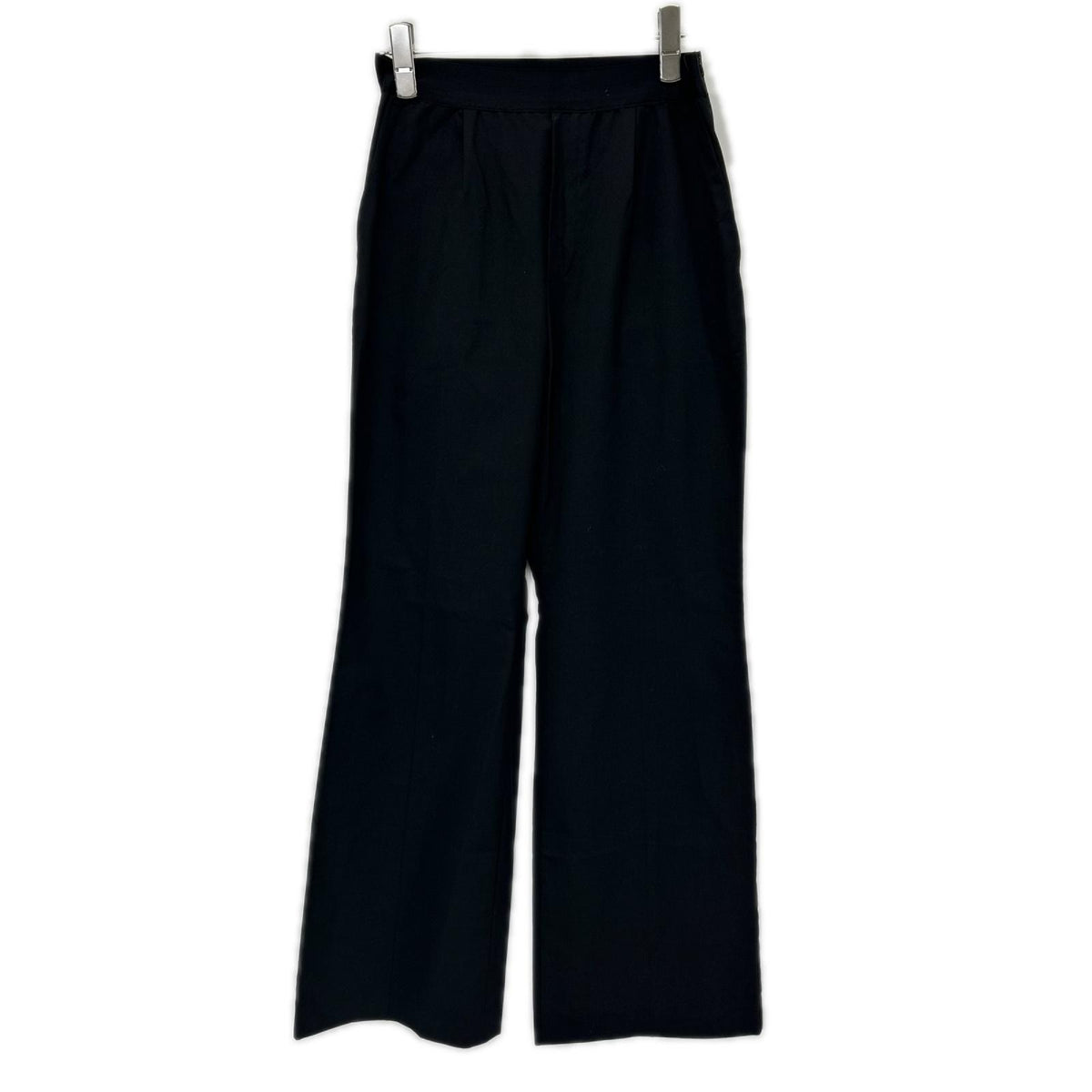 LE CIEL BLEU ルシェルブルー 25SS 27S68204 ブラック ウール ベルボトムパンツ ボトムス