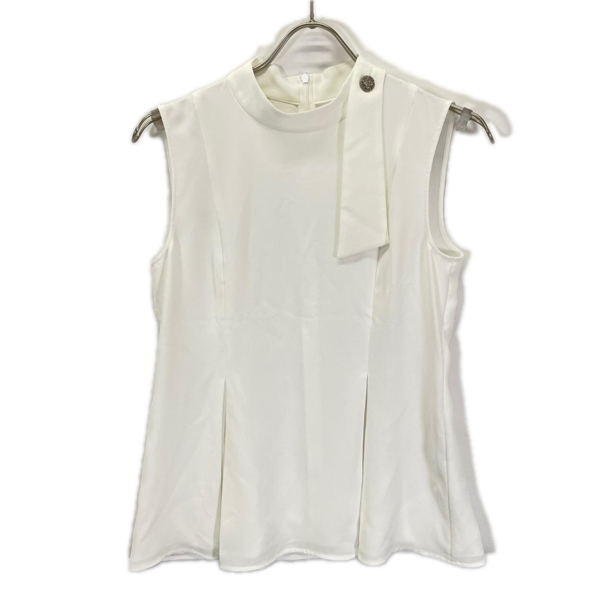 FOXEY フォクシー 42978 Heloise Top ホワイト ノースリーブトップス トップス