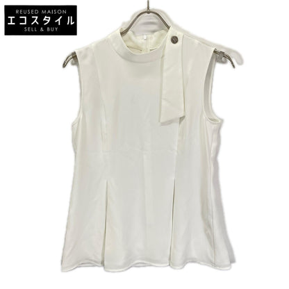 FOXEY フォクシー 42978 Heloise Top ホワイト ノースリーブトップス トップス