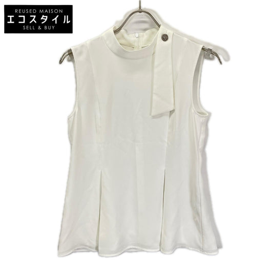 FOXEY フォクシー 42978 Heloise Top ホワイト ノースリーブトップス トップス
