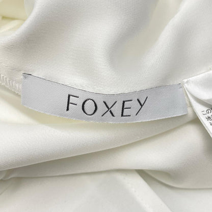 FOXEY フォクシー 42978 Heloise Top ホワイト ノースリーブトップス トップス