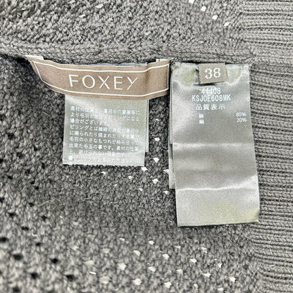 FOXEY フォクシー 44408 Ellis ブラック エリス カーディガン トップス