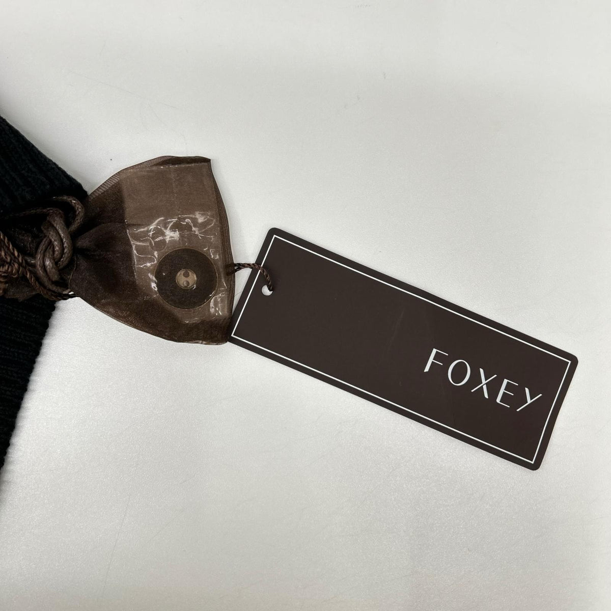 FOXEY フォクシー 44408 Ellis ブラック エリス カーディガン トップス
