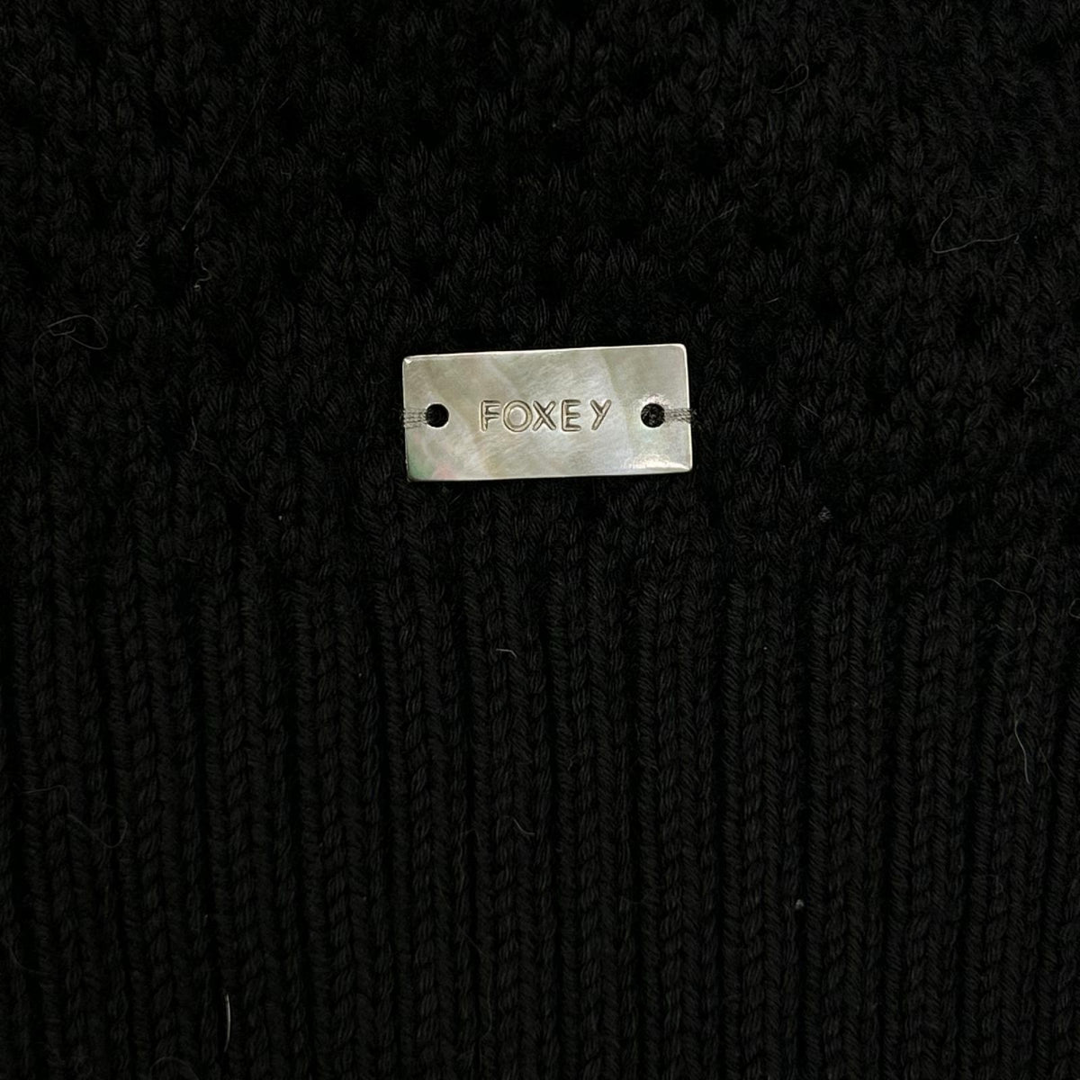 FOXEY フォクシー 44408 Ellis ブラック エリス カーディガン トップス