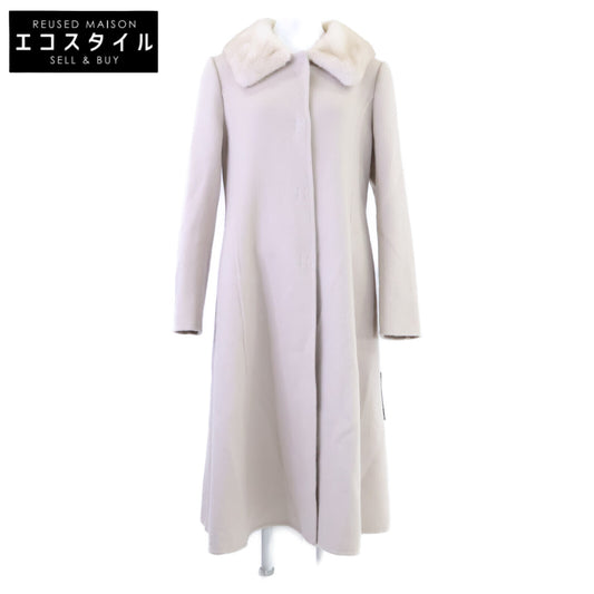 FOXEY フォクシー Like New 43640 Mink Fur 100% Cashmere Coat