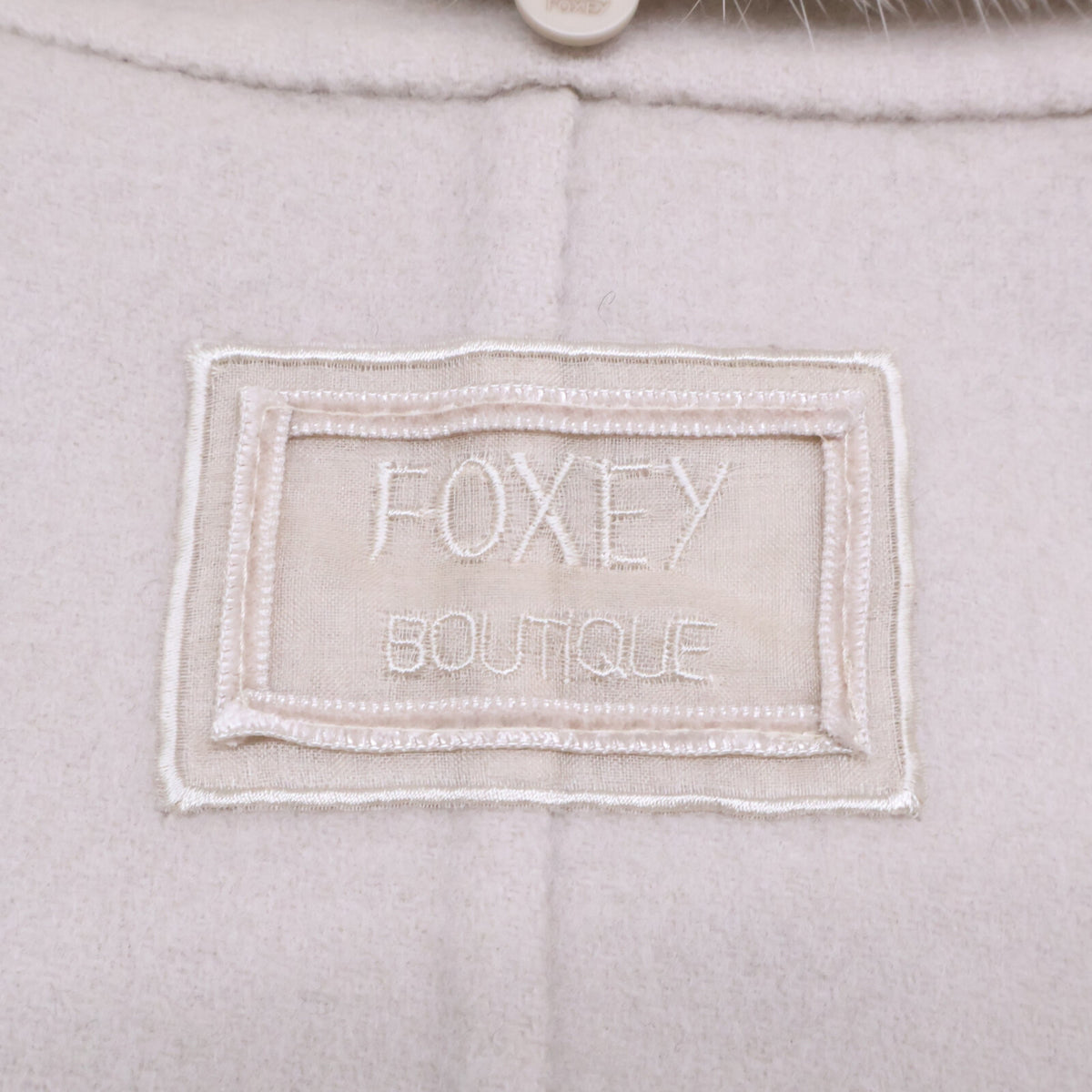 FOXEY フォクシー 新品同様 43640 ミンクファー カシミヤ100 コート